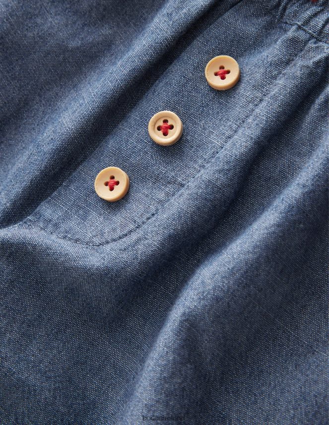 Dark Chambray Clothing Summer Pull-on Boden Boys L466L6898