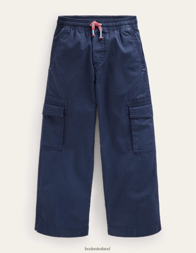 French Navy Clothing Wide Leg Cargos Boden Boys L466L6905