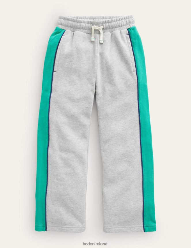 Grey Marl Clothing Wide-Leg Joggers Boden Boys L466L6896