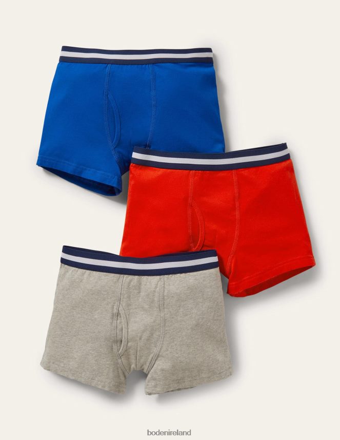 Colourblock Clothing Jersey Boxers 3 Pack Boden Boys L466L6922
