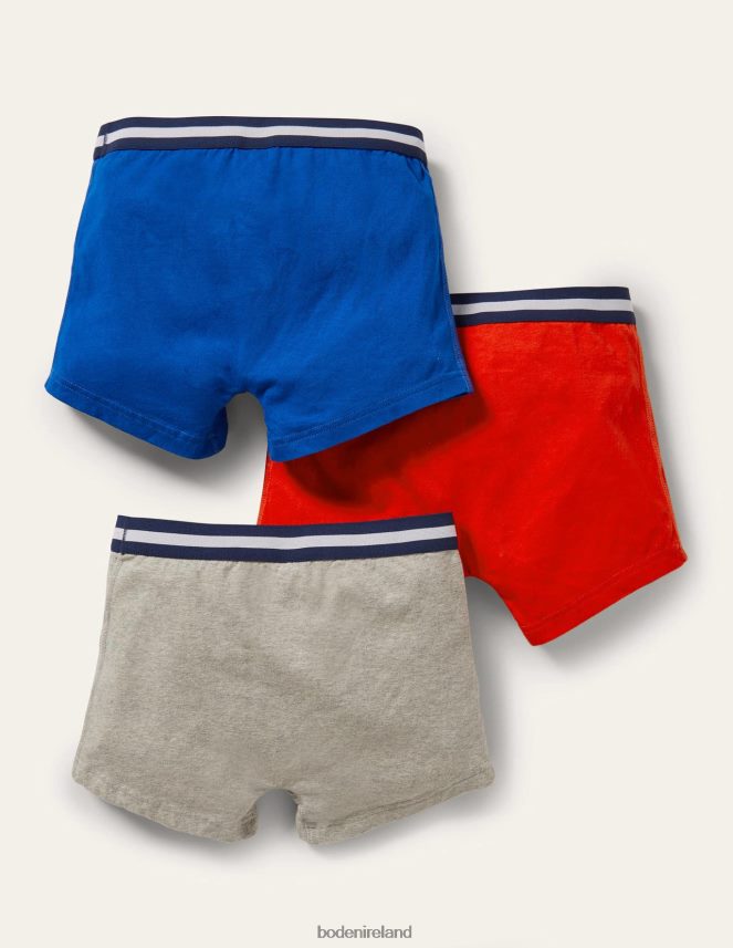 Colourblock Clothing Jersey Boxers 3 Pack Boden Boys L466L6922