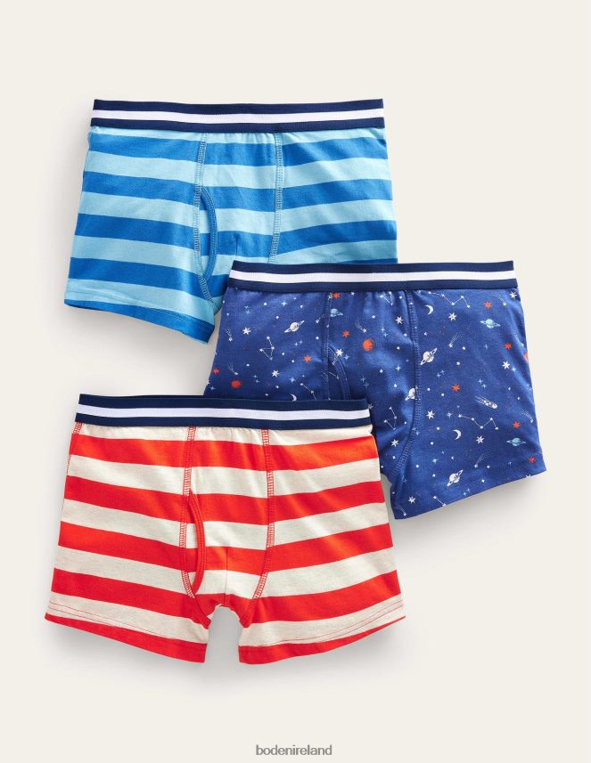 Multi Clothing Boxers 3 Pack Boden Boys L466L6921