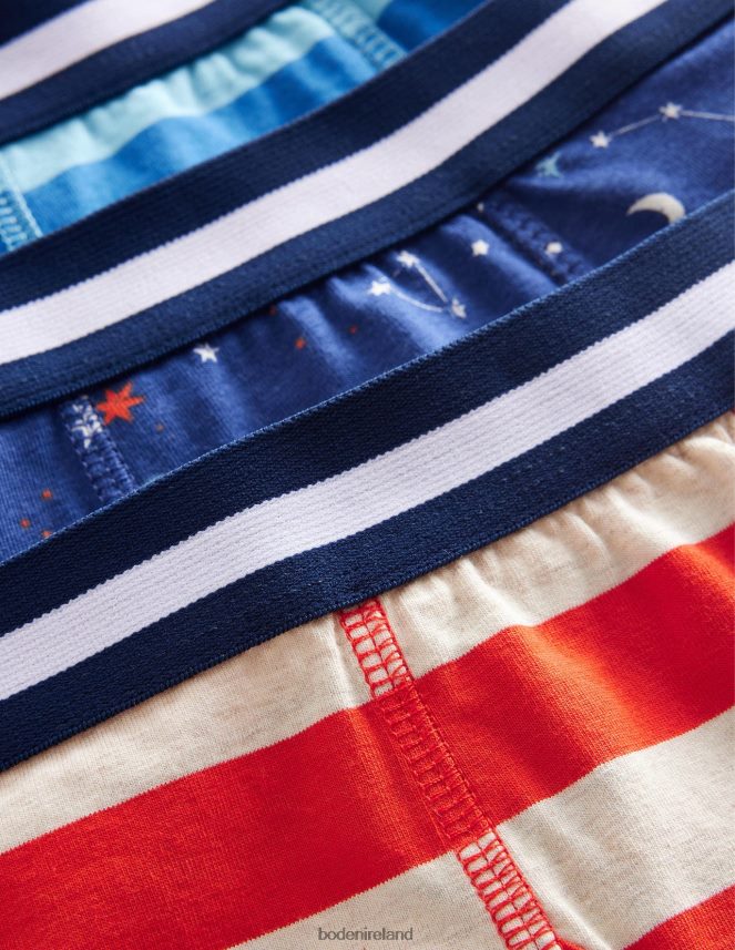 Multi Clothing Boxers 3 Pack Boden Boys L466L6921