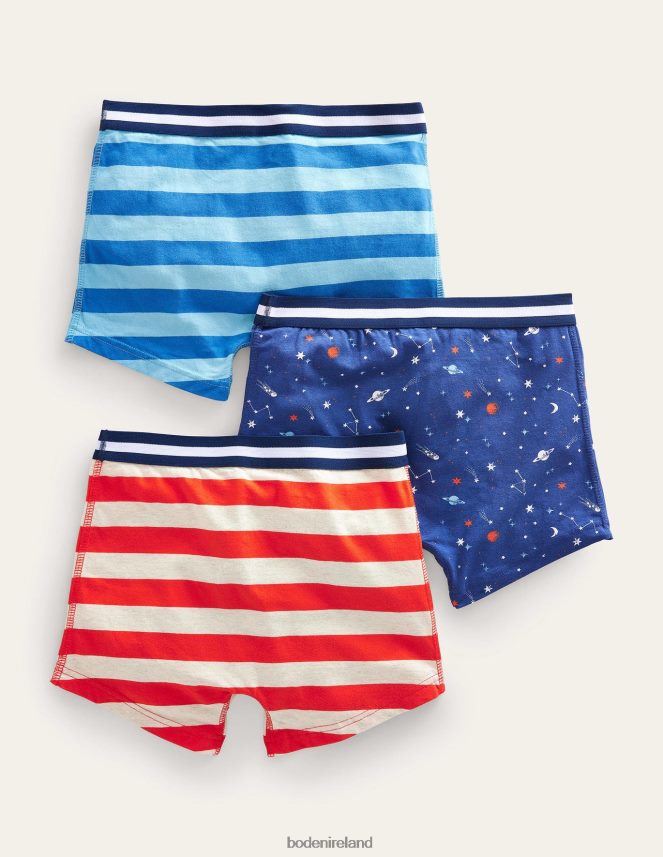 Multi Clothing Boxers 3 Pack Boden Boys L466L6921