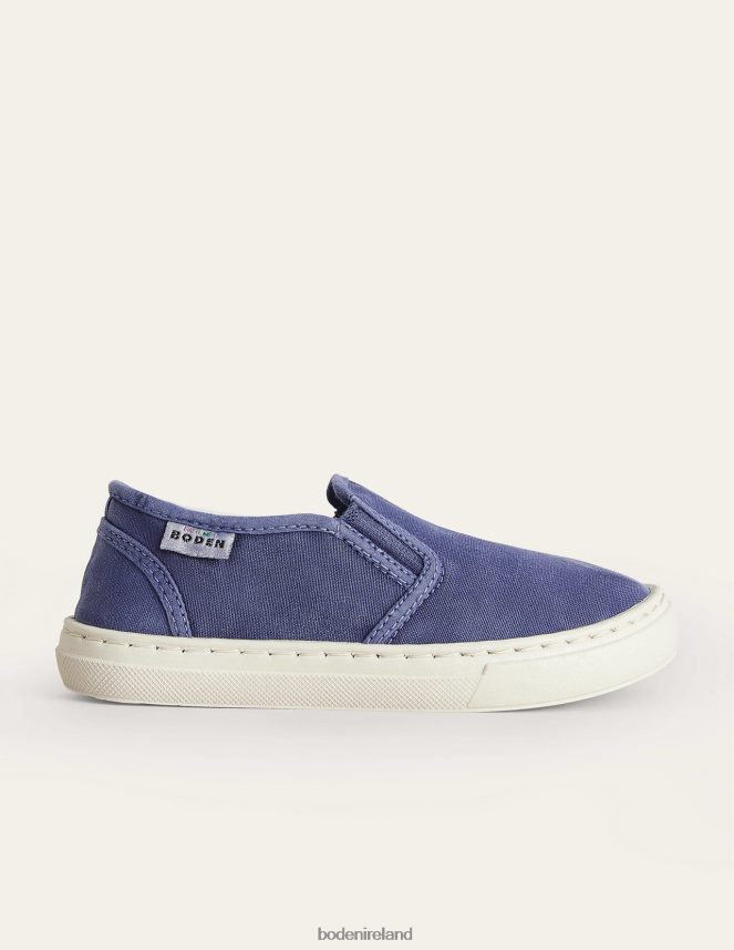 College Navy Footwear Canvas Slip-ons Boden Boys L466L6919