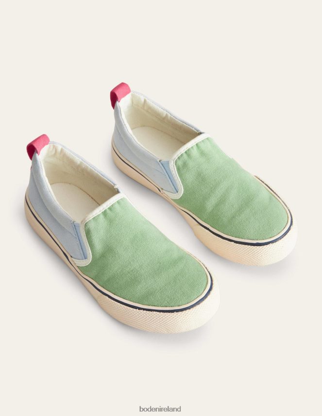 Multi Footwear Canvas Slip Ons Boden Boys L466L6917