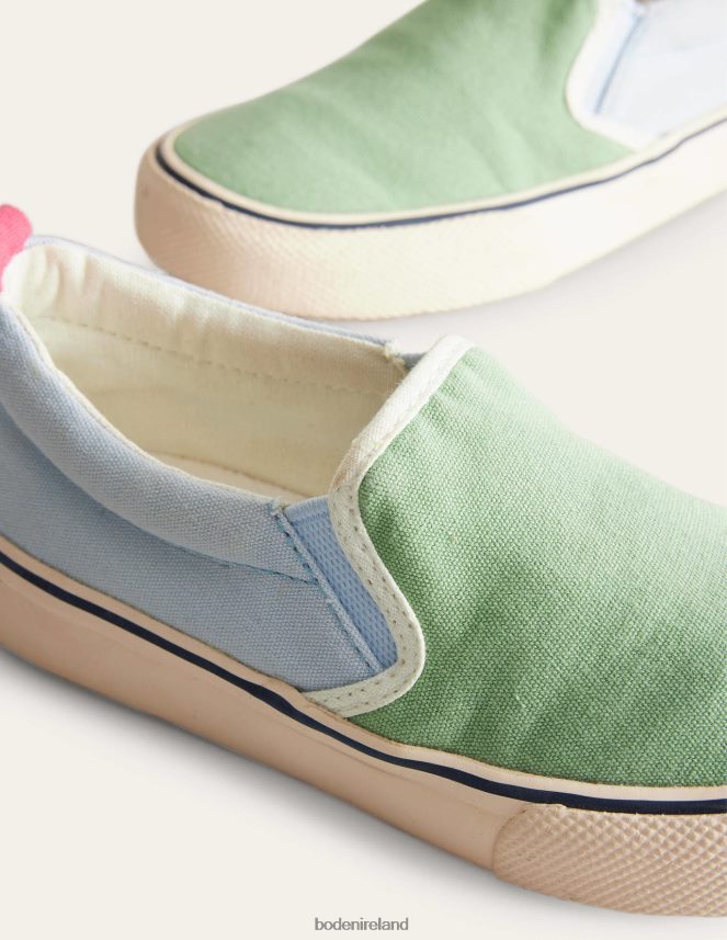 Multi Footwear Canvas Slip Ons Boden Boys L466L6917