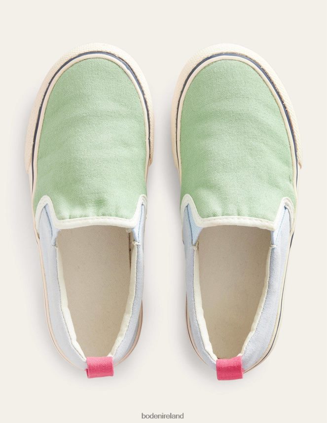 Multi Footwear Canvas Slip Ons Boden Boys L466L6917