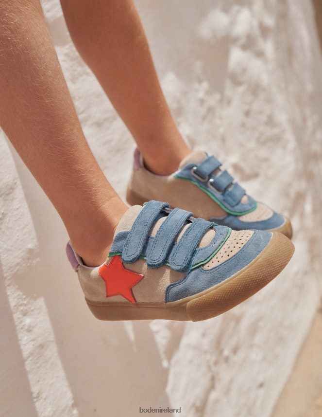 Multi Footwear Leather Low Tops Boden Boys L466L6916