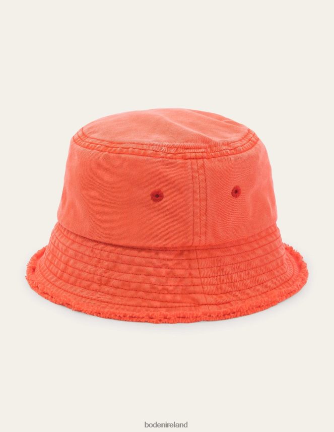 Mandarin red Accessory Bucket Hat Boden Girls L466L63116