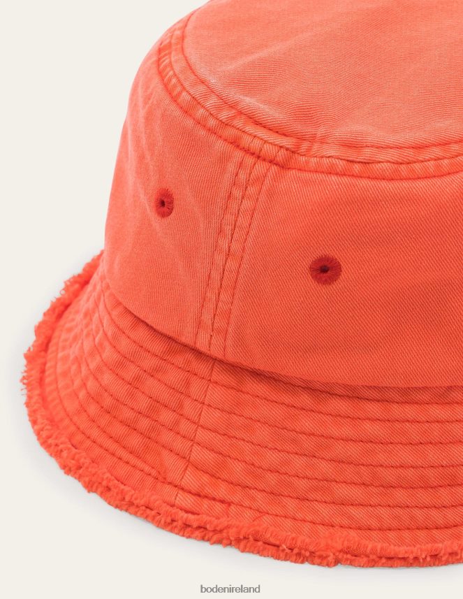 Mandarin red Accessory Bucket Hat Boden Girls L466L63116