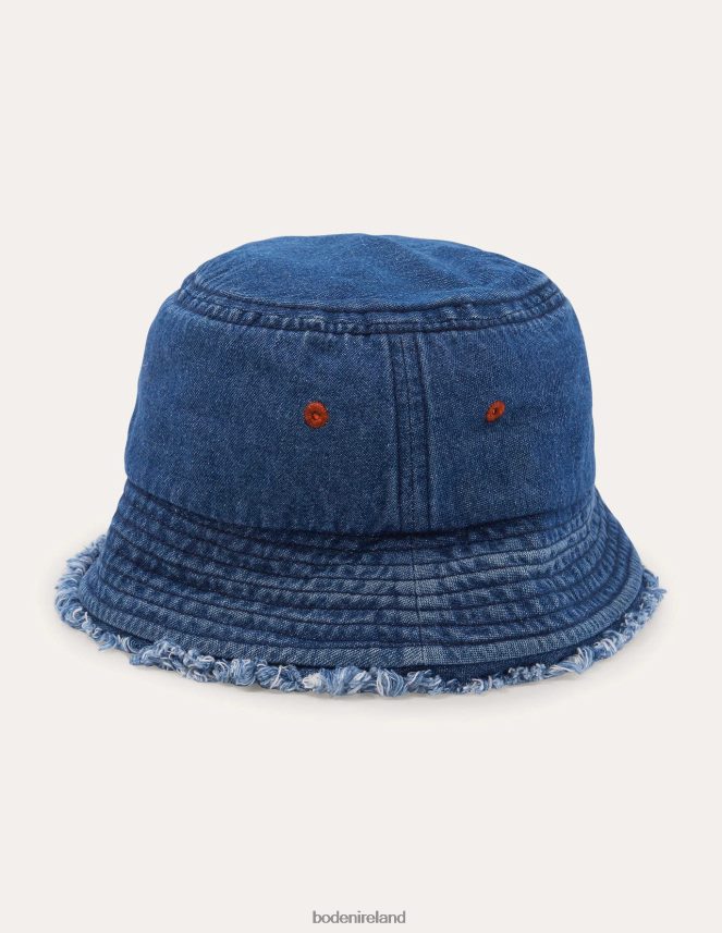 Mid Denim Accessory Bucket Hat Boden Girls L466L63134