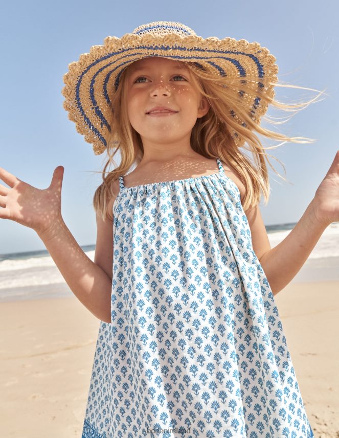 Natural Accessory Twisted Straw Hat Boden Girls L466L62717