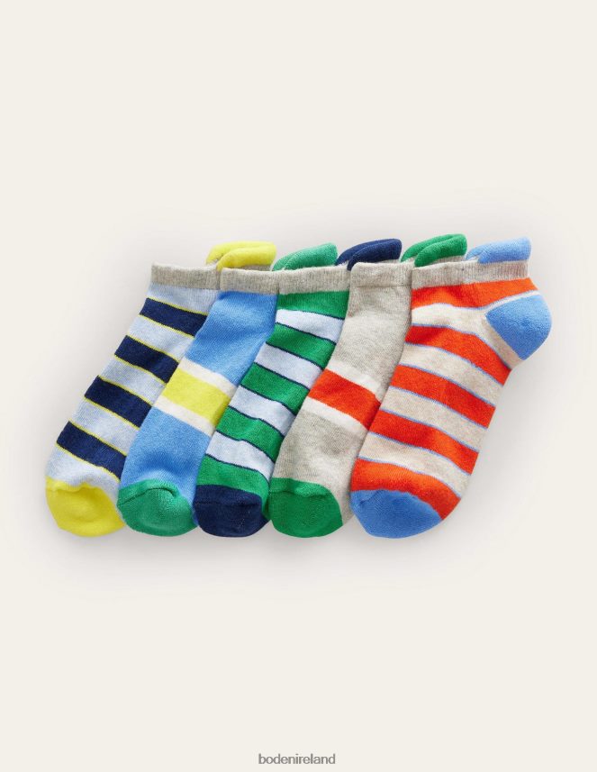 Multi Accessory Trainer Socks 5 Pack Boden Girls L466L6840
