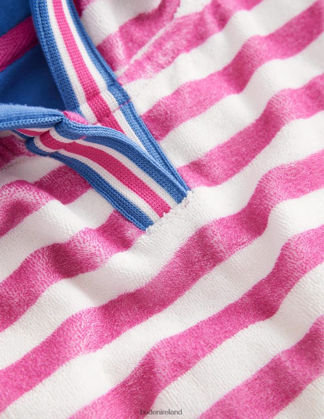 Amazing Pink/Ivory Clothing Towelling Dress Boden Girls L466L63242