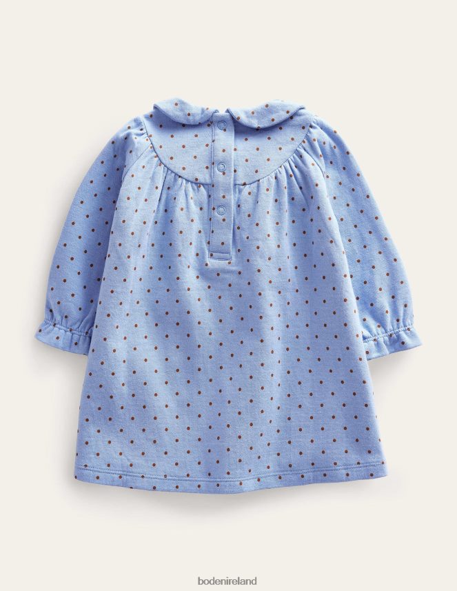 Brunnera Butterscotch Brown Clothing Double Sided Jersey Dress Boden Girls L466L63094