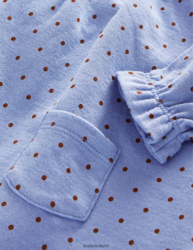 Brunnera Butterscotch Brown Clothing Double Sided Jersey Dress Boden Girls L466L63094