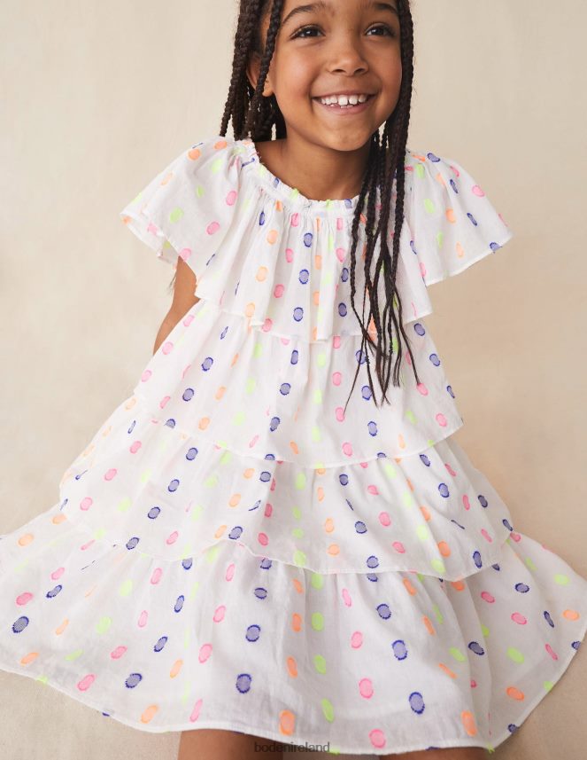 Ivory Clothing Wing Sleeve Dress Boden Girls L466L62784