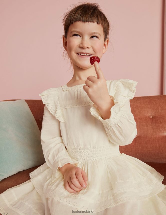 Ivory Clothing Woven Lace Dress Boden Girls L466L62960