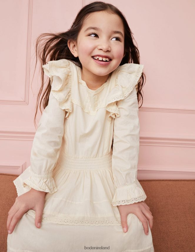 Ivory Clothing Woven Lace Dress Boden Girls L466L62960