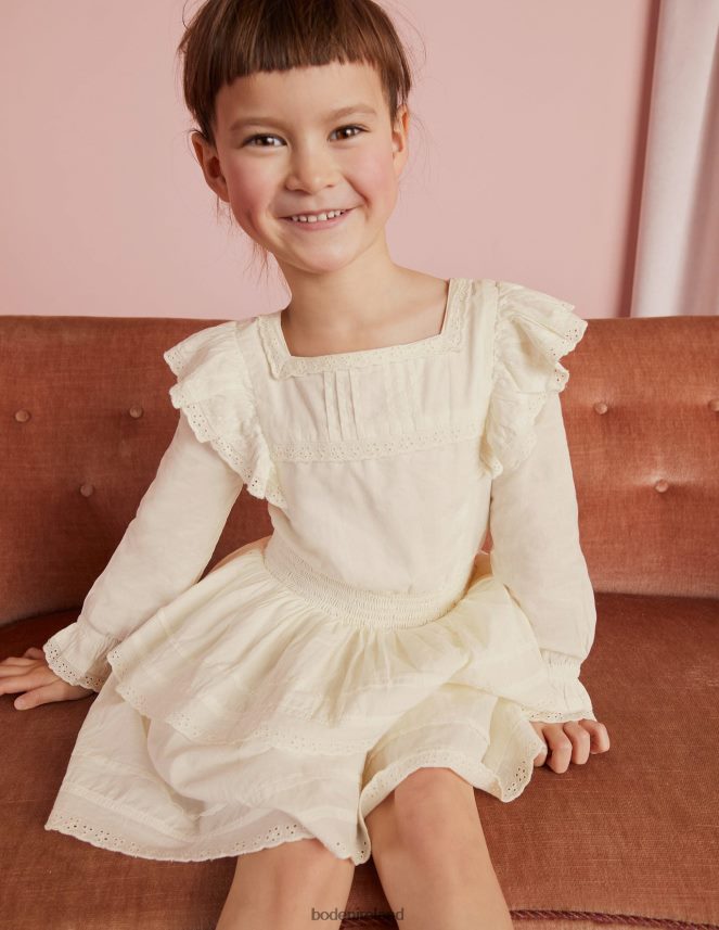 Ivory Clothing Woven Lace Dress Boden Girls L466L62960