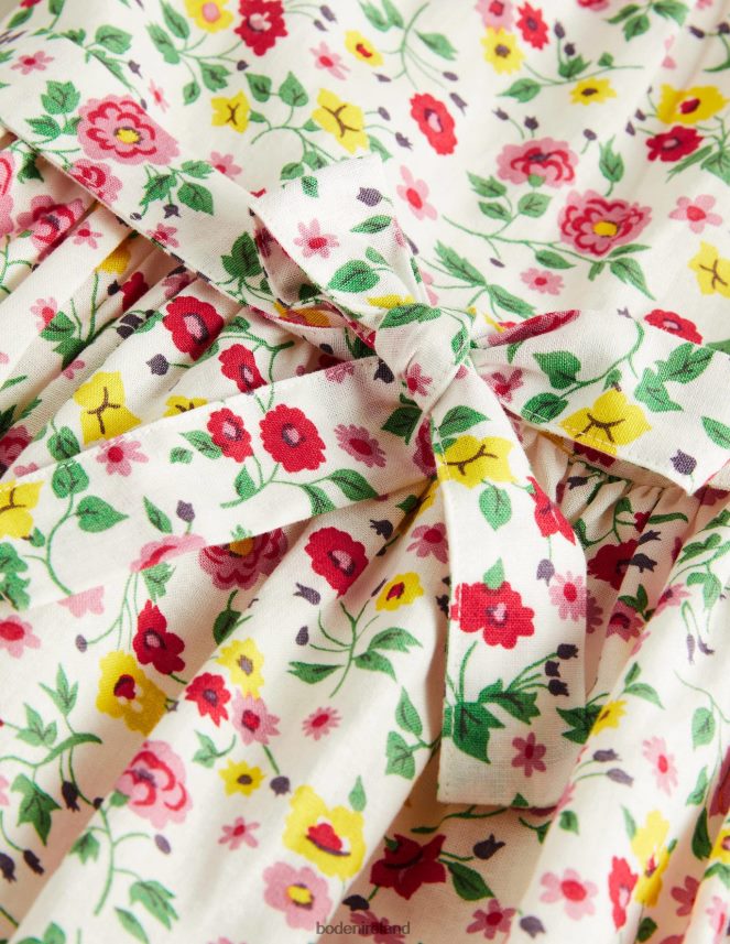 Ivory Florals Clothing Vintage Dress Boden Girls L466L62782