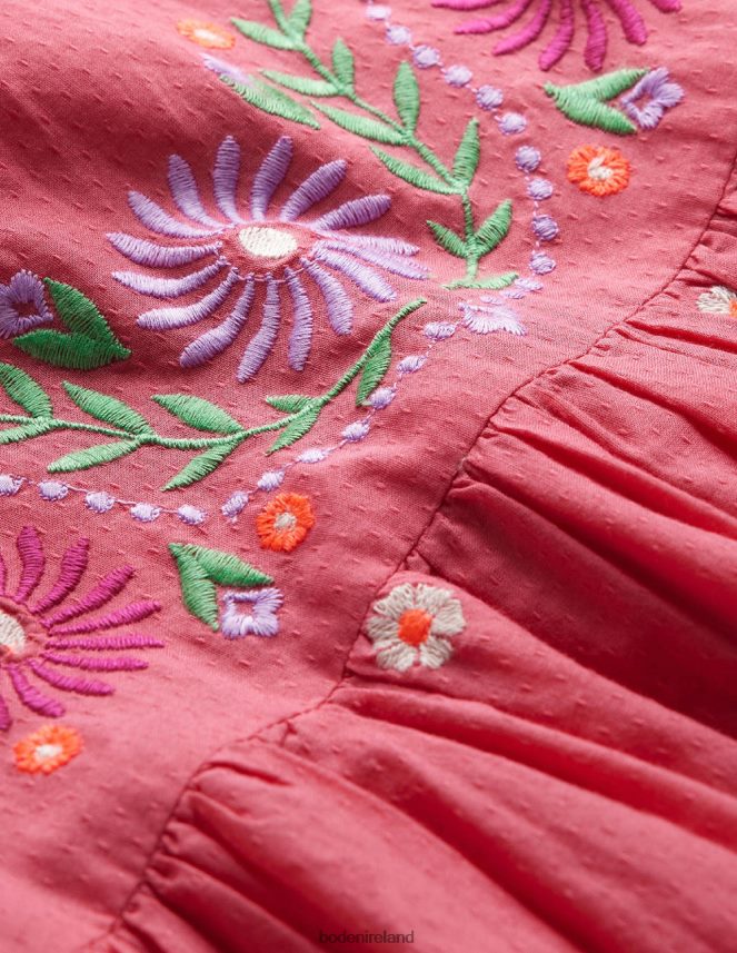 Lollipop Clothing Embroidered Texture Dress Boden Girls L466L62776