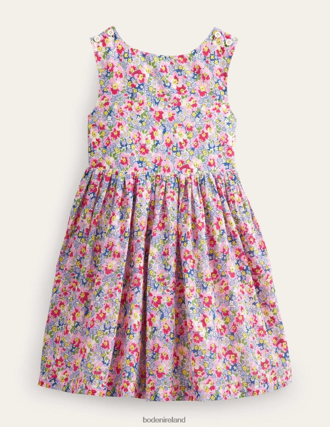 Multi Pot Pourri Clothing Cross-Back Dress Boden Girls L466L63022