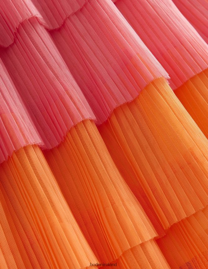 Peach Punch Clothing Tiered Ombre Tulle Dress Boden Girls L466L62958