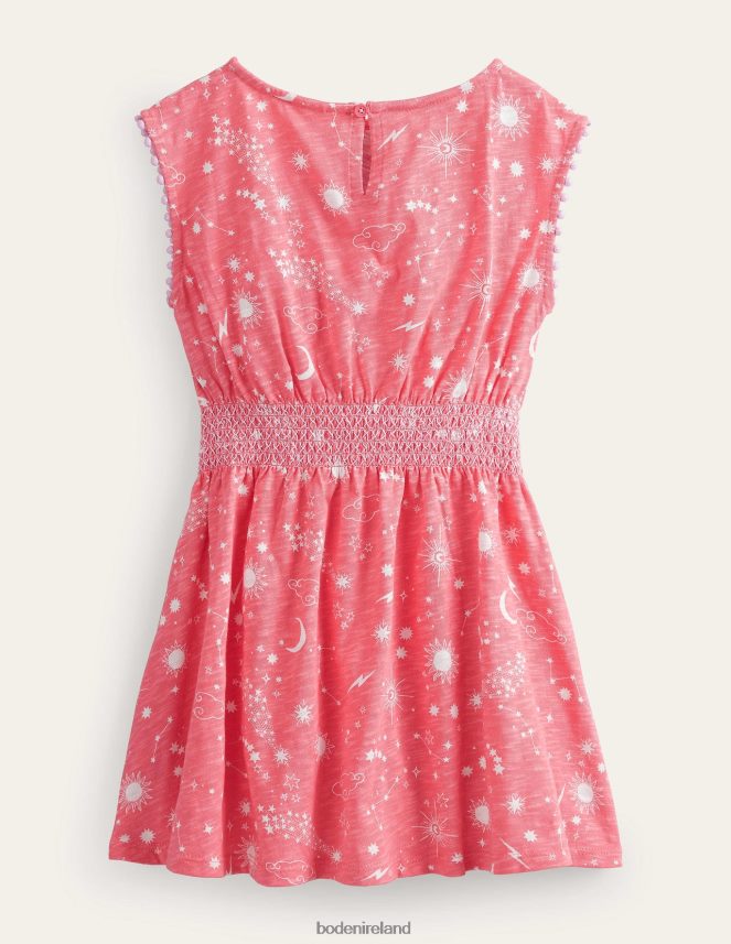 Peach Punch Pink Clothing Printed Holiday Dress Boden Girls L466L62804