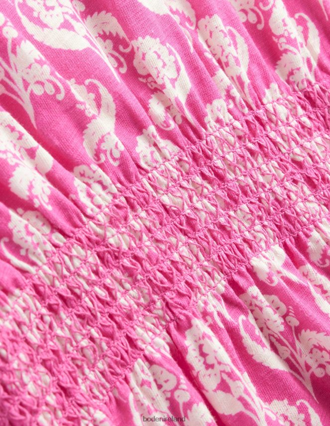 Plum Blossom Floral Stamp Clothing Printed Holiday Dress Boden Girls L466L6747