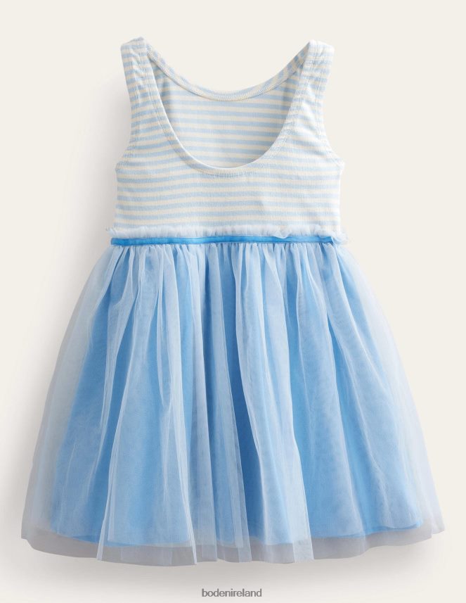 Provence Blue Clothing Tulle Jersey Dress Boden Girls L466L62940