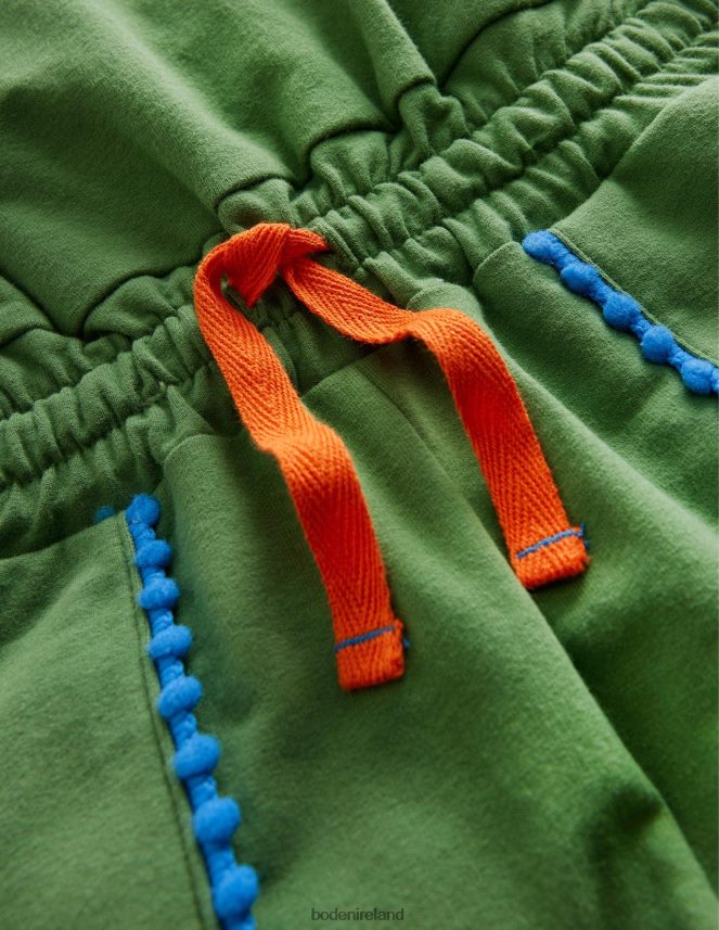 Safari Green Clothing Relaxed Jersey Playsuit Boden Girls L466L6741
