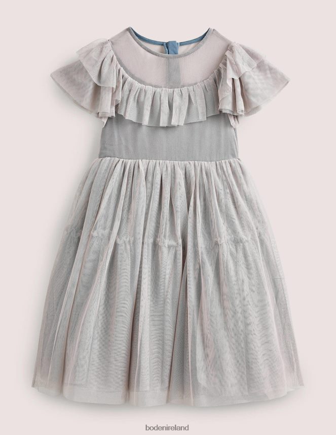 Statue Grey Clothing Frilly Tulle Dress Boden Girls L466L63228