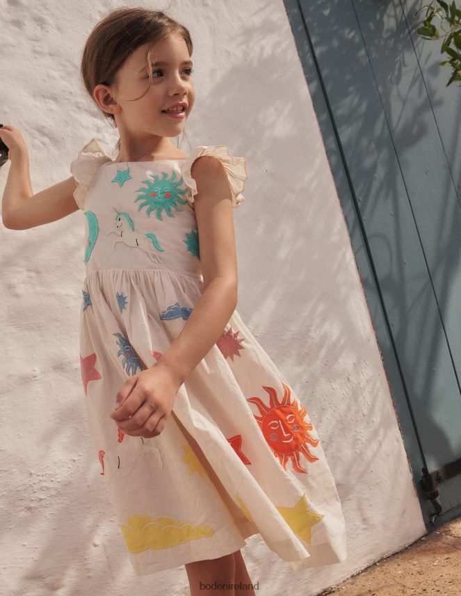 Vanilla Pod Clothing Applique Woven Dress Boden Girls L466L63018