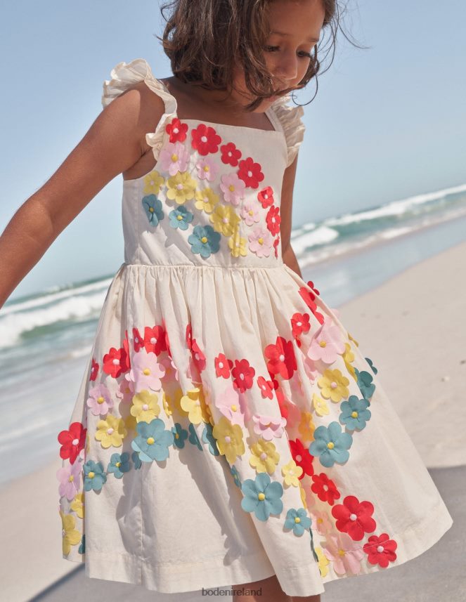 Vanilla Pod Clothing Flutter Flower Rainbow Dress Boden Girls L466L62775