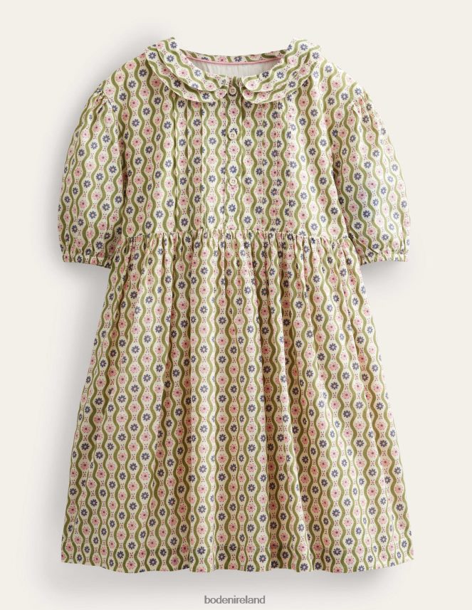 Vanilla Pod Daisy Wave Clothing Printed Tea Dress Boden Girls L466L62880