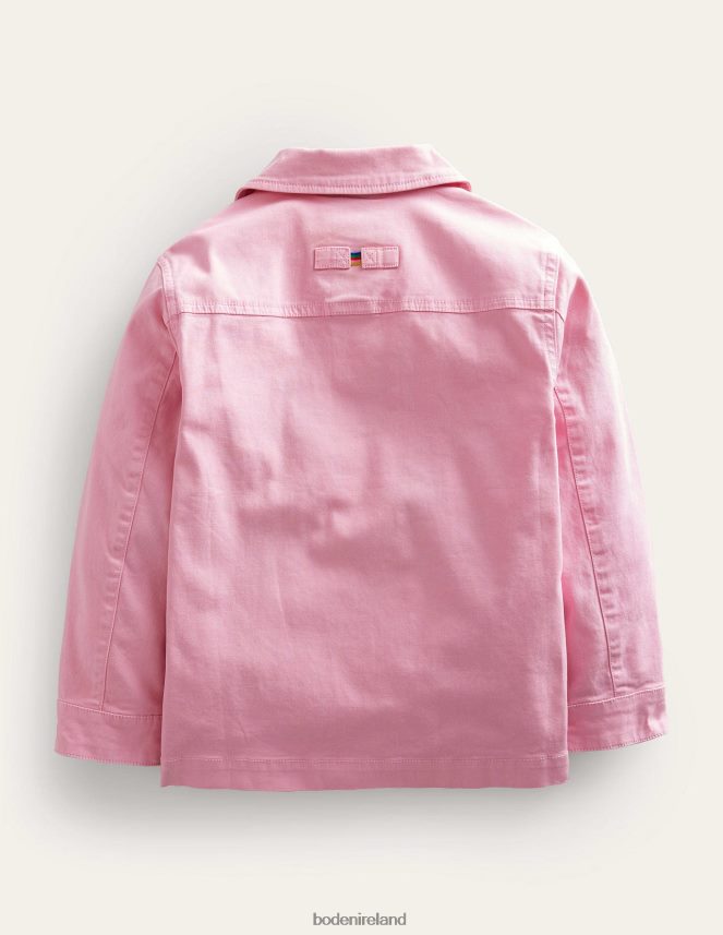 Cameo Pink Clothing Utility Shacket Boden Girls L466L62885