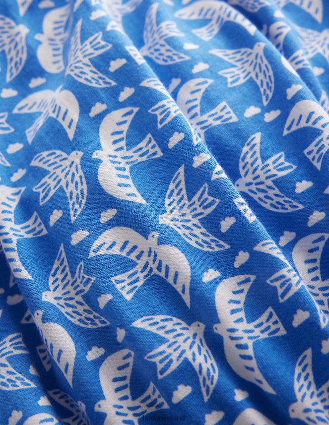Cabana Blue Birds Clothing Jersey Playsuit Boden Girls L466L63241