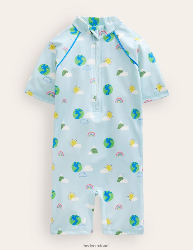 Multi Weather Clothing Printed Surf Suit Boden Girls L466L63053