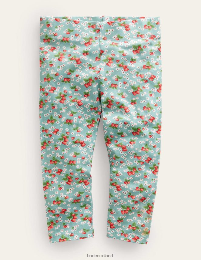 Blue Strawberries Clothing Fun Cropped Leggings Boden Girls L466L63244