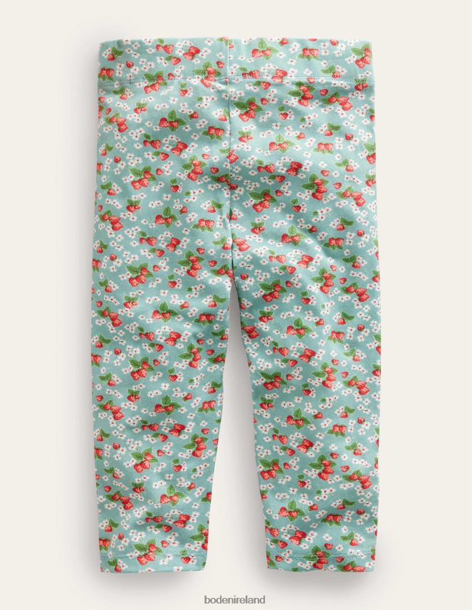 Blue Strawberries Clothing Fun Cropped Leggings Boden Girls L466L63244