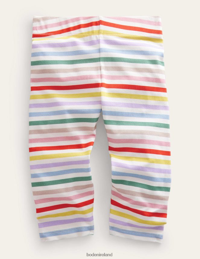 Buttercup Yellow/Purple Clothing Fun Cropped Leggings Boden Girls L466L63193