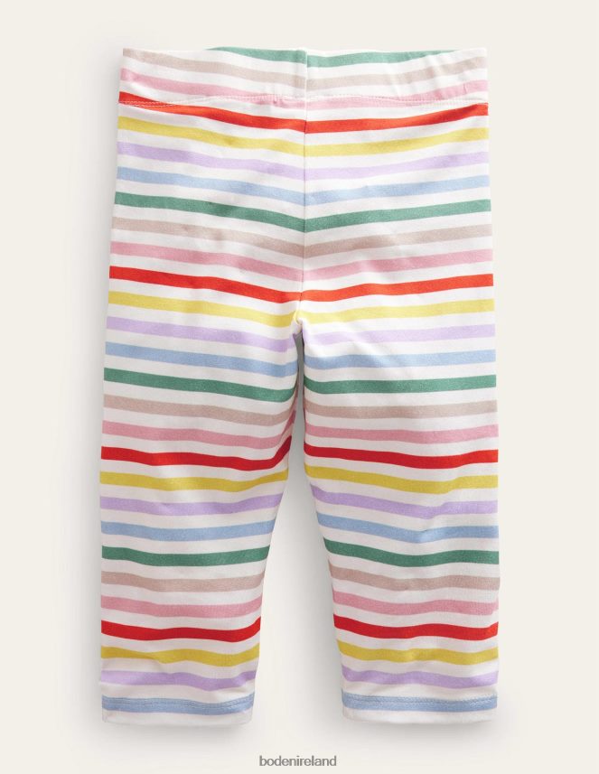 Buttercup Yellow/Purple Clothing Fun Cropped Leggings Boden Girls L466L63193