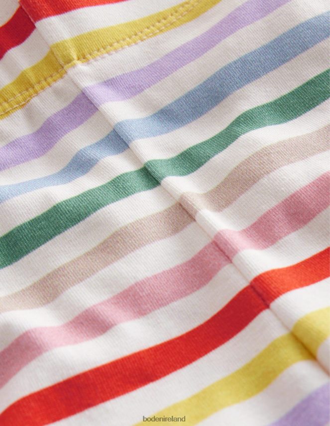 Buttercup Yellow/Purple Clothing Fun Cropped Leggings Boden Girls L466L63193