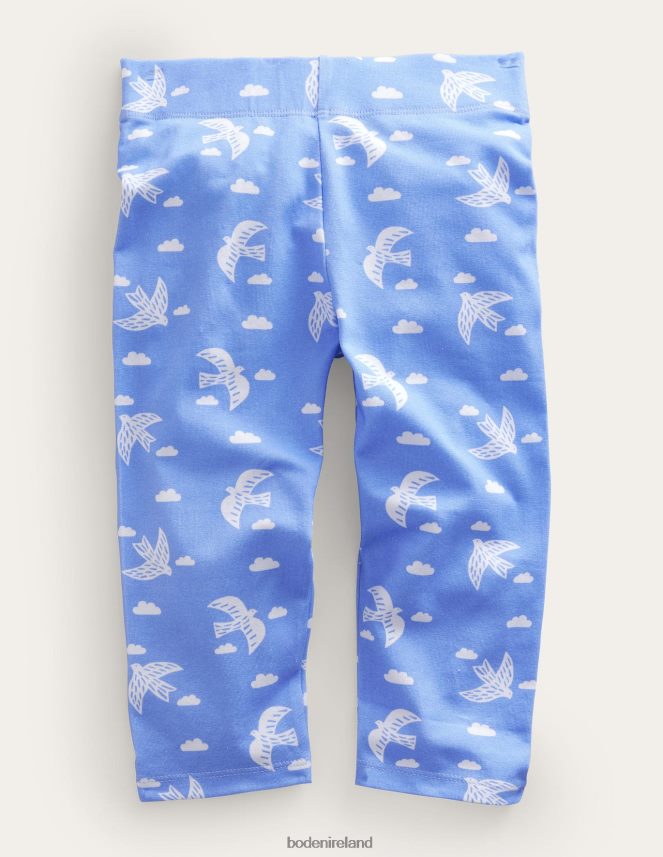 Cabana Blue Birds Clothing Fun Cropped Leggings Boden Girls L466L62850