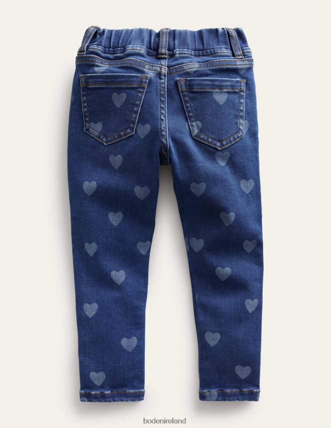 Mid Vintage Heart Clothing Adventure-flex Denim Leggings Boden Girls L466L6791