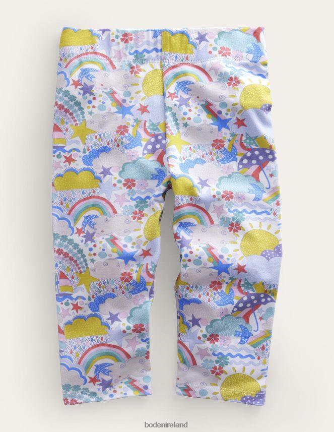 Multi Weather Clothing Fun Cropped Leggings Boden Girls L466L62835