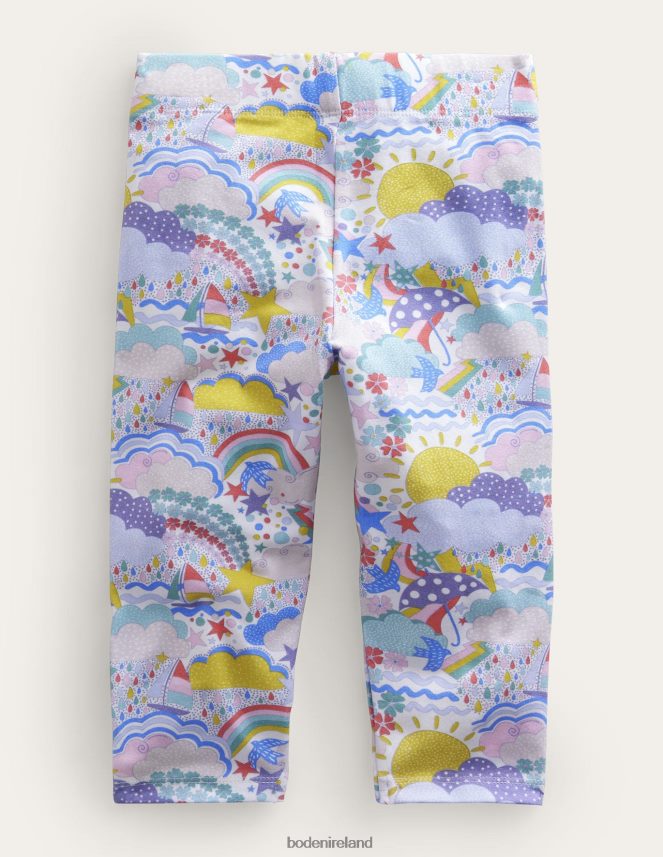 Multi Weather Clothing Fun Cropped Leggings Boden Girls L466L62835