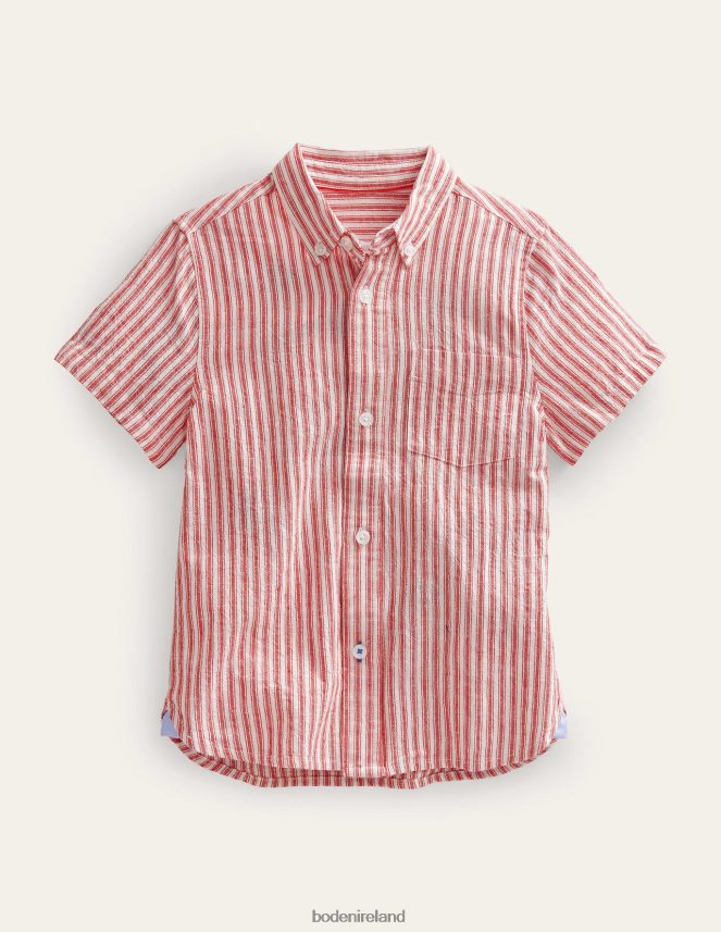 Red Ticking Stripe Clothing Strawberry Ticking Shirt Boden Girls L466L63028